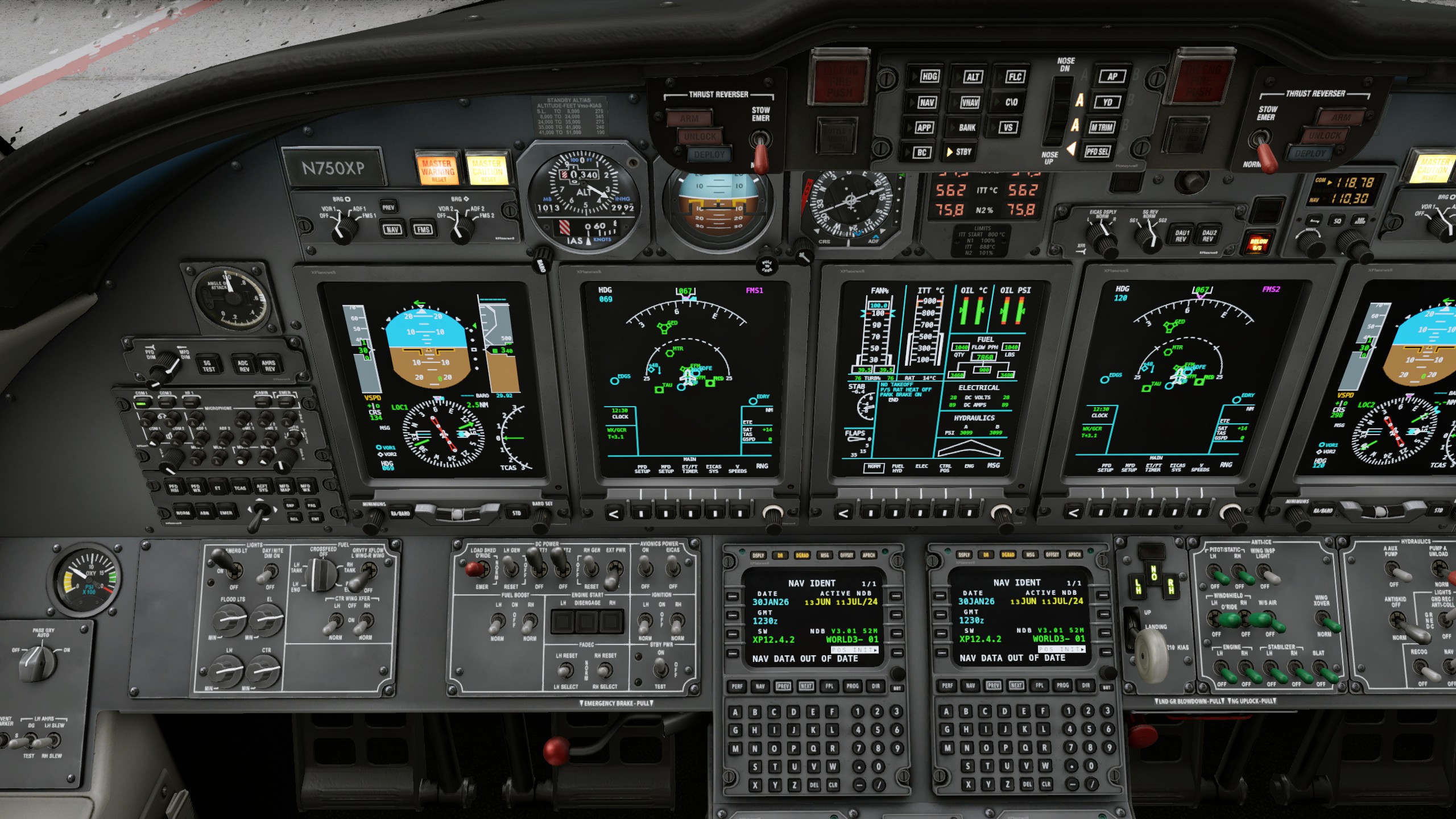 cockpit view